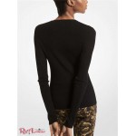 Женский Свитер MICHAEL KORS (Featherweight Cashmere Sweater) 61144-05 Черный