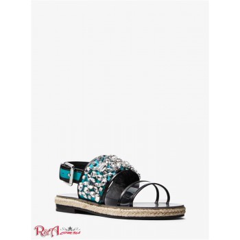 Женские Сандалии (Lafayette Embellished Calf Leather Sandal) 49224-05 Срібло