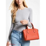 Жіноча Сумка Сетчел MICHAEL KORS (Sienna Medium Pebbled Leather Satchel) 61625-05 Помаранчевий Spice