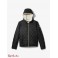 Женская Куртка (Faux Shearling Lined Quilted Nylon Puffer Jacket) 61125-05 Черный