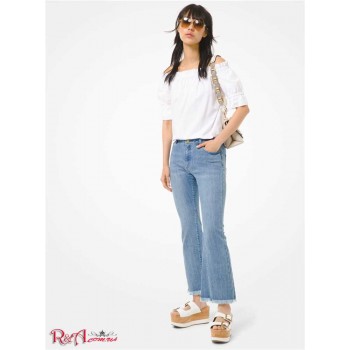 Женский Топ (Cotton Off-The-Shoulder Top) 60835-05 Белый