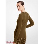 Женский Свитер MICHAEL KORS (Featherweight Cashmere Sweater) 65135-05 Juniper