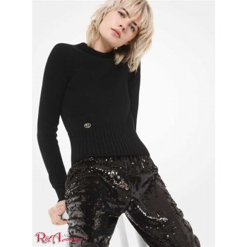 Жіночий Светр (Monogram Cashmere Sweater) 53255-05 Чорний