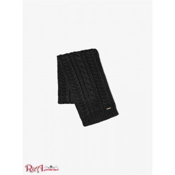 Женский Шарф (English Cable Knit Scarf) 61185-05 Черный