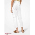 Жіночі Штани MICHAEL KORS (Stretch Cotton Poplin Cargo Pants) 60745-05 Білий