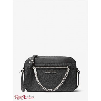 Женская Сумка Кроссбоди (Jet Set Large Logo Crossbody Bag) 61465-05 Черный