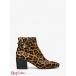 Женские Ботинки MICHAEL KORS (Elsa Leopard Print Calf Hair Ankle Boot) 61205-05 butterscoch