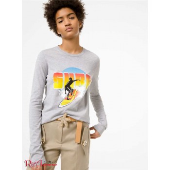 Жіночий Светр (Cotton Surf Sweater Tee) 53235-05 Перловий Сірий