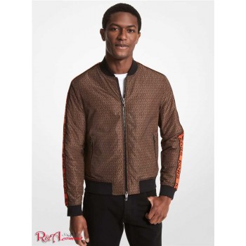 Чоловіча Куртка (Logo Tape Baseball Jacket) 65105-05 коричневий