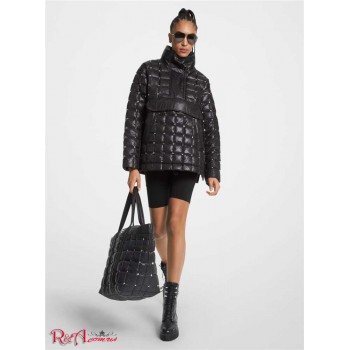 Женская Куртка (Stirling Studded Quilted Cire Popover Jacket) 65055-05 черный/серебристый
