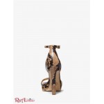 Женские Сандалии MICHAEL KORS (Margot Python Embossed Leather Sandal) 61325-05 butternut