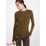 Женский Свитер MICHAEL KORS (Featherweight Cashmere Sweater) 65135-05 Juniper