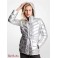 Женская Куртка (Quilted Nylon Packable Puffer Jacket) 61095-05 Серебряный