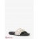 Жіночий Сандалі (Brandy Studded Logo and Embossed Leather Slide Sandal) 61215-05 Van/Кремовий