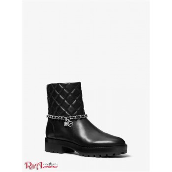 Женская Цепь (Elsa Quilted Leather Chain Boot) 65195-05 черный