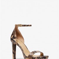 Женские Сандалии (Margot Python Embossed Leather Sandal) 61325-05 Butternut