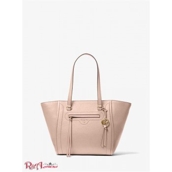 Женская Таут Сумка (Carine Medium Pebbled Leather Tote Bag) 65496-05 Нежно-Розовый