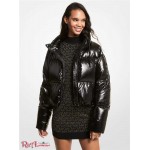 Женская Куртка MICHAEL KORS (Quilted Glossy Cire Cropped Puffer Jacket) 65016-05 черный