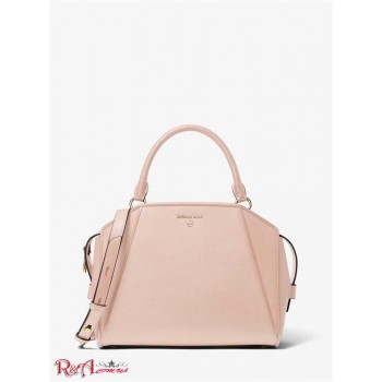 Женская Сумка Сэтчел (Cleo Medium Saffiano Leather Satchel) 65536-05 Нежно-Розовый