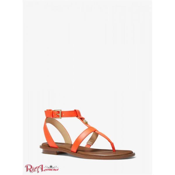 Женские Сандалии MICHAEL KORS (Sasha T-Strap Sandal) 61186-05 Clementine