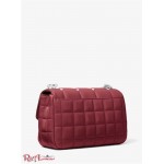 Женская Сумка на Плечо MICHAEL KORS (SoHo Large Studded Quilted Leather Shoulder Bag) 65476-05 Dk Berry