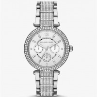 Женские Часы (Oversized Parker Pave Silver-Tone Watch) 60886-05 Серебро