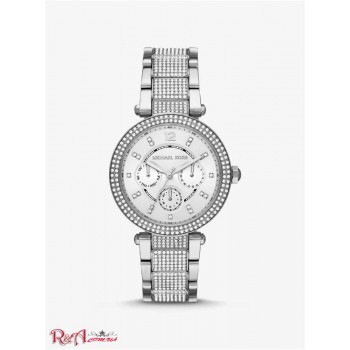 Жіночий Годинник (Oversized Parker Pave Silver-Tone Watch) 60886-05 срібло