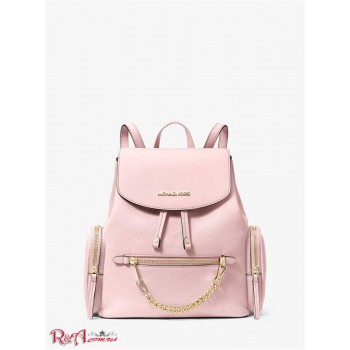 Женский Рюкзак (Jet Set Medium Pebbled Leather Backpack) 65316-05 Пудровые Румяна