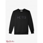 Жіночий Світшот MICHAEL KORS (Logo Organic Cotton Blend Sweatshirt) 64966-05 Чорний