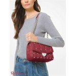 Женская Сумка на Плечо MICHAEL KORS (SoHo Large Studded Quilted Leather Shoulder Bag) 65476-05 Dk Berry