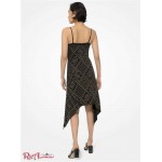 Женское Платье MICHAEL KORS (Embellished Handkerchief Hem Midi Dress) 60726-05 черный