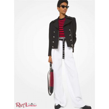 Жіноче Пальто (Bonded Cotton and Wool Gabardine Peacoat) 65116-05 чорний