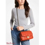 Женская Сумка на Плечо MICHAEL KORS (SoHo Large Quilted Leather Shoulder Bag) 65556-05 Оранжевый Spice