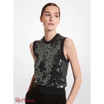 Женский Shell (Embroidered Cashmere Shell) 65146-05 уголь