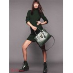 Женские Ботинки MICHAEL KORS (Haskell Crocodile Embossed Leather Combat Boot) 49676-05 Мох