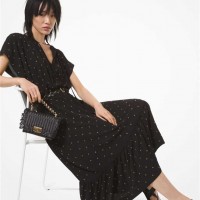 Жіноча Сукня (Grommeted Crepe Midi Dress) 53076-05 чорний