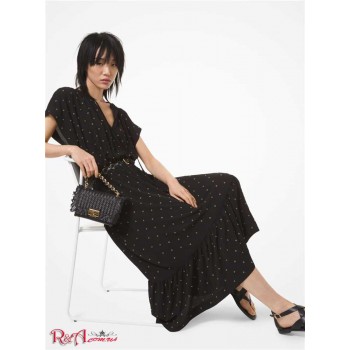 Жіноча Сукня (Grommeted Crepe Midi Dress) 53076-05 чорний