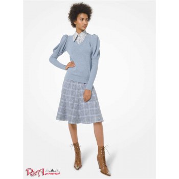 Женская Юбка (Glenplaid Wool Flared Skirt) 65596-05 урожай струя стирка