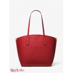 Жіноча Таут Сумка MICHAEL KORS (Jane Large Pebbled Leather Tote Bag) 65486-05 Crimson