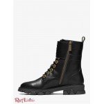 Женские Ботинки MICHAEL KORS (Ridley Leather Combat Boot) 61366-05 Черный