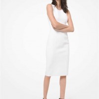 Женское Платье (Stretch Wool Boucle Sheath Dress) 65206-05 Белый