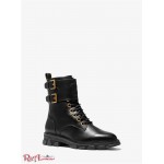 Женские Ботинки MICHAEL KORS (Ridley Leather Combat Boot) 61366-05 Черный