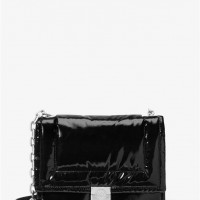 Жіноча Сумка Кроссбоди (Rory Medium Quilted Patent Crossbody Bag) 65356-05 чорний