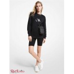 Жіночий Світшот MICHAEL KORS (Logo Organic Cotton Blend Sweatshirt) 64966-05 Чорний