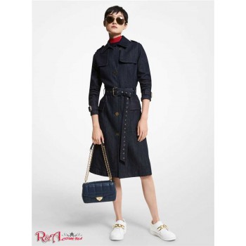 Женский Плащ (Denim Trench Coat) 60776-05 Индиго
