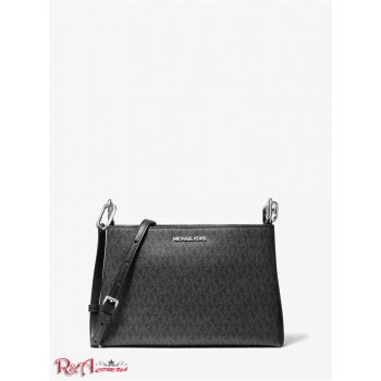 Женская Сумка Кроссбоди (Trisha Medium Logo Crossbody Bag) 61486-05 Черный