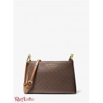 Женская Сумка Кроссбоди MICHAEL KORS (Trisha Medium Logo Crossbody Bag) 61506-05 Коричневый