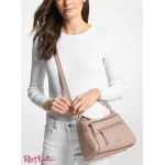 Жіноча Сумка Сетчел MICHAEL KORS (Lorimer Medium Pebbled Leather Satchel) 65526-05 Ніжно Рожевий