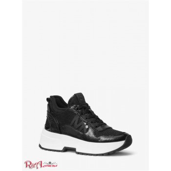 Женская Цепь (Muse Glitter Chain-Mesh Trainer) 61196-05 Черный