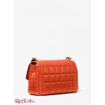 Женская Сумка на Плечо MICHAEL KORS (SoHo Large Quilted Leather Shoulder Bag) 65556-05 Оранжевый Spice